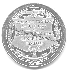 Obverse of special medallion